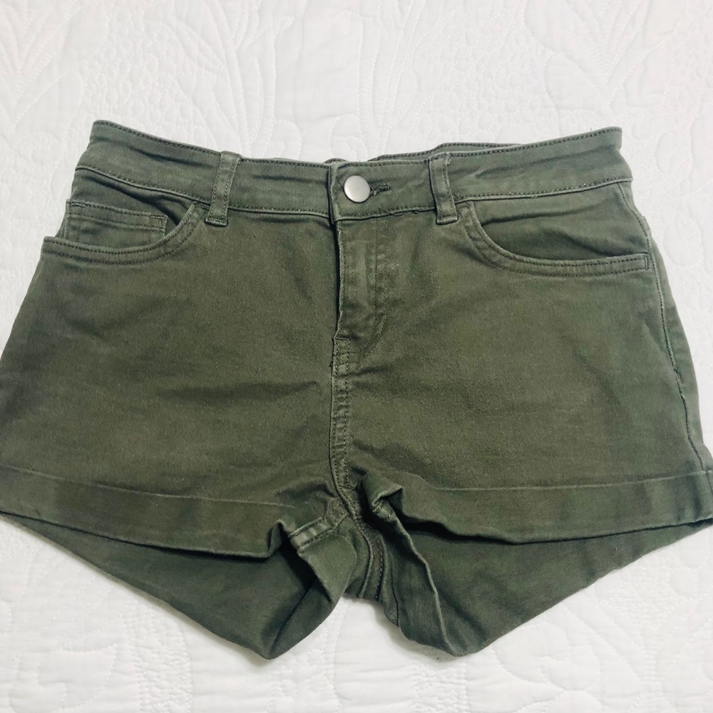 H&M Olive Shorts 2 for $10